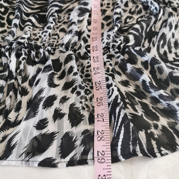 Lori Michaels Collection Multi Print Blouse S/M - Picture 11 of 11